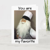CHRISTMAS HOUDEN VAN MIJN FAV-KOPJE MET VEEL LIEFD FEESTDAGEN KAART (Voorkant)