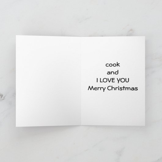 CHRISTMAS HOUDEN VAN MIJN FAV-KOPJE MET VEEL LIEFD FEESTDAGEN KAART (Binnen)