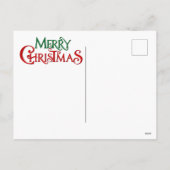 Christmas House Briefkaart (Achterkant)