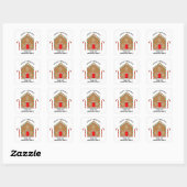 Christmas House Holiday Gift Labels (Vel)