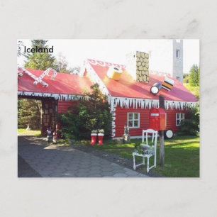 Christmas House near Akureyri, Ierland Feestdagenkaart