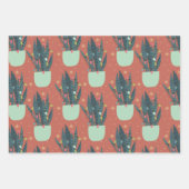 Christmas House Plant Inpakpapier Vel (Voorkant 2)