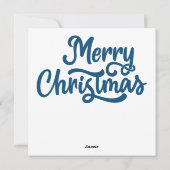 Christmas House Wenskaart Feestdagenkaart (Achterkant)