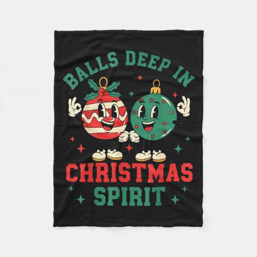 Christmas Humor Deep In Christmas Srit Fleece Deken (Voorkant)