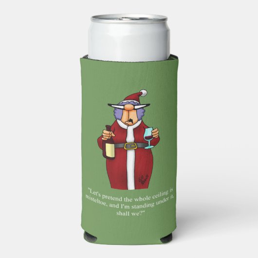 Christmas Humor Koelbox Gift Seltzer Blikjeskoeler (Seltzer Voorkant)
