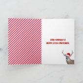 Christmas Humor Naughty Or Nice Check Boxes Kaart (Binnen)