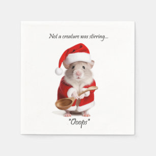 Christmas Humor Not a Creature was roeren Mouse Servet