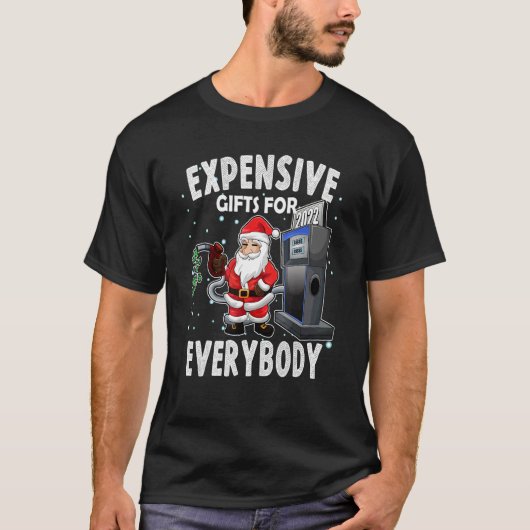 Christmas Humor  Santa Meme Expensive T-shirt (Voorkant)