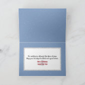 Christmas Humor Snowmen Melting Around a Campfire Kaart (Binnen)