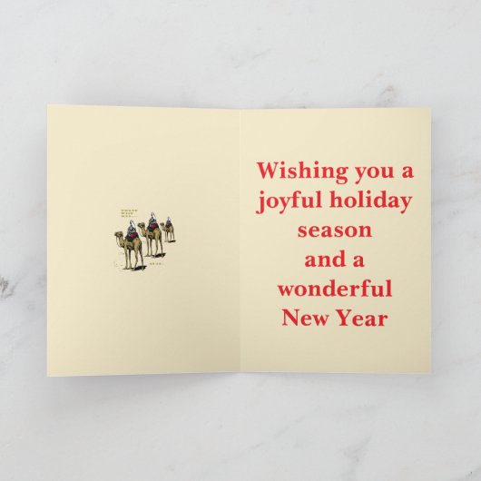 Christmas Humour Three Wise Men... As If Kaart (Binnen)
