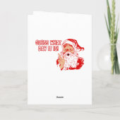 Christmas Hump Day Camel Christmas Kaart (Achterkant)