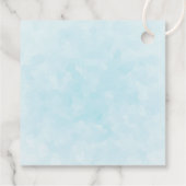 Christmas Husky Dog in a Santa Hat Bedankjes Labels (Achterkant)