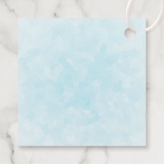 Christmas Husky Dog in a Santa Hat Bedankjes Labels (Achterkant)