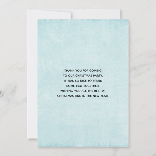 Christmas Husky Dog in a Santa Hat Bedankkaart (Achterkant)