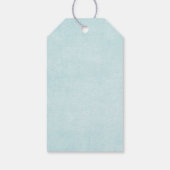 Christmas Husky Dog in a Santa Hat Cadeaulabel (Achterkant)