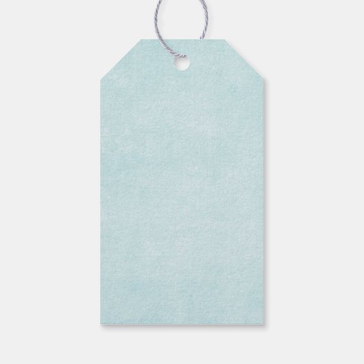 Christmas Husky Dog in a Santa Hat Cadeaulabel (Achterkant)