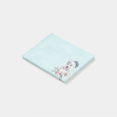 Christmas Husky Dog in a Santa Hat Post-it® Notes (Schuin)