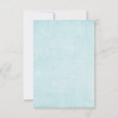 Christmas Husky Dog in a Santa Hat RSVP Kaartje (Achterkant)