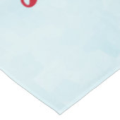 Christmas Husky Dog in a Santa Hat Tafelkleed (Gekanteld)