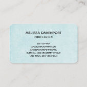 Christmas Husky Dog in a Santa Hat Visitekaartje (Achterkant)