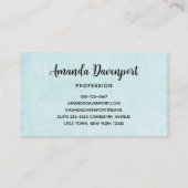 Christmas Husky Dog in a Santa Hat Visitekaartje (Achterkant)