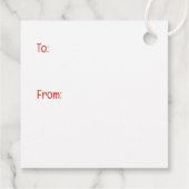 Christmas Husky Dogs Bedankjes Labels (Achterkant)