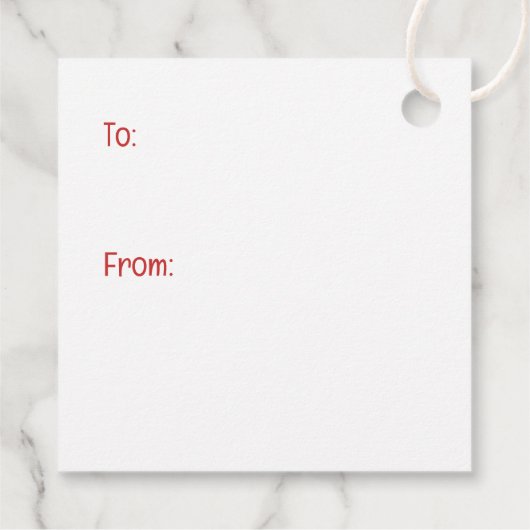 Christmas Husky Dogs Bedankjes Labels (Achterkant)