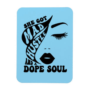Christmas Hustle Design voor Empowering Women Gift Magneet
