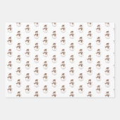 Christmas Hygge Wrapping Paper Flat Sheet Set van  (Voorkant 3)