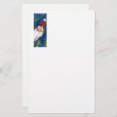 CHRISTMAS I LETTER/SANTA CLAUS MET RED RIBBON BRIEFPAPIER (Voorkant / Achterkant)