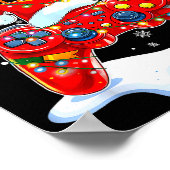 Christmas I Paused My Game To Be Here Funny Sarcas Poster (Hoek)