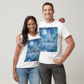 Christmas Ice Castle – A Winter Fantasy Realm T-shirt (Unisex)