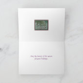 Christmas Iced Arborvitae Feestdagen Kaart (Binnen)