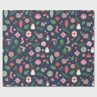 Christmas Icons Wrapping Paper  Cadeaupapier