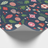 Christmas Icons Wrapping Paper  Cadeaupapier (Hoek)