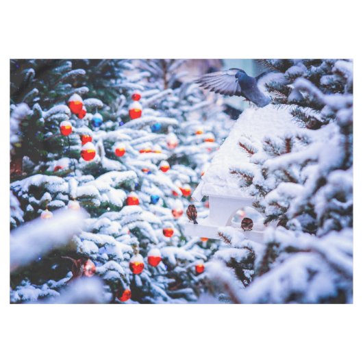 Christmas Idyll chic Tafelkleed (Voorkant (Horizontaal))