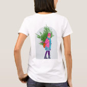 Christmas Illustrated Holiday T-Shirt (Achterkant)