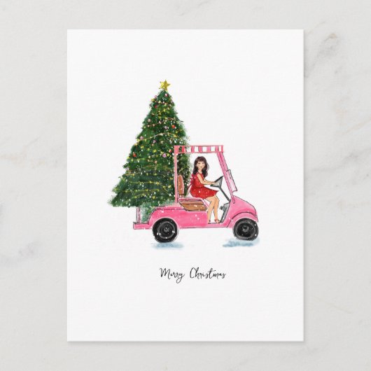 Christmas illustration  feestdagenkaart (Voorkant)