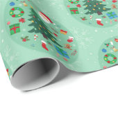 Christmas Illustrations Holiday Cadeaupapier (Rol Hoek)