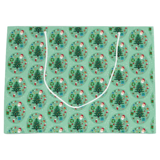 Christmas Illustrations Holiday Groot Cadeauzakje (Voorkant)