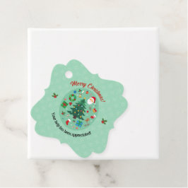 Christmas Illustrations Holiday Party Bedankjes Labels