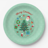 Christmas Illustrations Holiday Party Papieren Bordje (Voorkant)