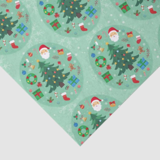 Christmas Illustrations Holiday Tissuepapier (Detail)