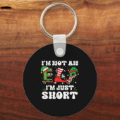 Christmas Im Not Elf Just Short Funny Xmas Women K Sleutelhanger (Voorkant)
