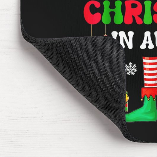 Christmas In August Funny Elf For Summer Xmas Men  Muismat (Hoek)