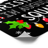 Christmas In August Squad Funny Summer Xmas Men Wo Poster (Hoek)