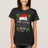 Christmas In August Squad Funny Summer Xmas Men Wo T-shirt (Voorkant)