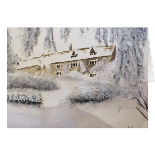 CHRISTMAS IN DE oorspronkelijke COTSWOLDS-waterver (Voorkant Horizontaal)