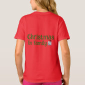 Christmas in family t-shirt (Achterkant)