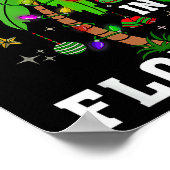 Christmas In Florida Deck The Palm Tree Xmas Winte Poster (Hoek)